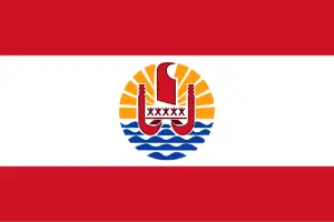 Bandera de Polinesia Francesa
